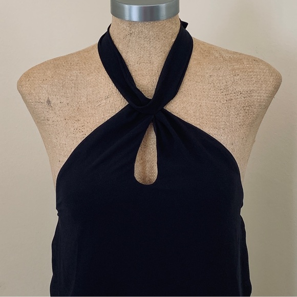 Maurice’s Keyhole Halter Black Bodysuit - Picture 4 of 10